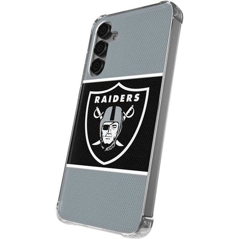 NFL Las Vegas Raiders Zone Block Galaxy S24 Plus Clear Case